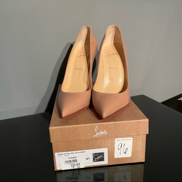 Christian Louboutin Pigalle Follies 100mm Size 41 - Picture 8 of 10